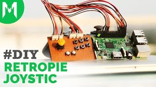 DIY Joystick wtih tactile switches for Retropie [upl. by Einaffit]