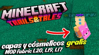 CAPAS GRATIS y CÓSMETICOS para MINECRAFT JAVA MOD Fabric 2024 1201 120 119 118 Cosmetica [upl. by Perusse128]