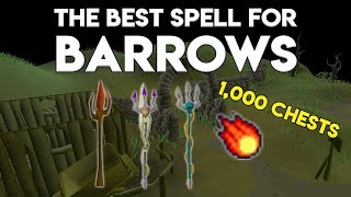 Which Spell is Best for Barrows 1000 Chests Tested [upl. by Adelaida747]