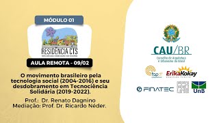 O movimento brasileiro pela tecnologia social e seu desdobramento em Tecnociência Solidária [upl. by Survance]