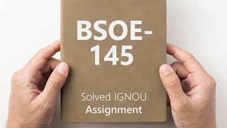 BSOE145 solved assignment 202425  BSOE145 solved assignment 2025  BSOE145 assignment [upl. by Llednor]