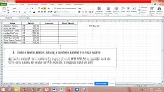 Excel  Função SE Aumento Salarial [upl. by Nymsaj471]