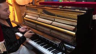 PIANO CƠ YAMAHA U1  REVIEW TẠI KEYMUSIC [upl. by Scharf123]