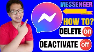 how to delete or deactivate messenger account 2023  paano mag deactivate ng messenger account [upl. by Caasi988]