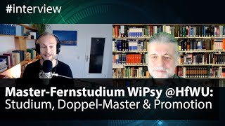 DoppelMaster Wirtschaftspsychologie per Fernstudium an der HfWU Prof Dr Reinhardt im Interview [upl. by Dave]