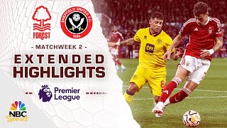 Nottingham Forest v Sheffield United  PREMIER LEAGUE HIGHLIGHTS  8182023  NBC Sports [upl. by Giff801]