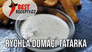 RYCHLÁ DOMÁCÍ TATARKA💚NEJLEPŠÍ TATARSKÁ OMÁČKA🛎 [upl. by Aliuqat]