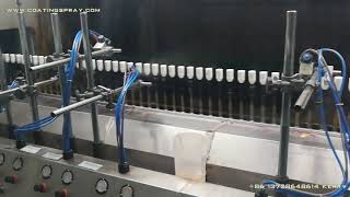 Perfume Bottle Automatic Spray Painting Line [upl. by Amikehs]