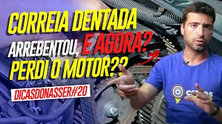 CORREIA DENTADA FAZENDO BARULHO  E AGORA O QUE FAZER  DICAS DO NASSER 20 [upl. by Eeliak]