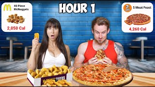 We Ate The Unhealthiest Fast Food Items For 24 Hours [upl. by Comras]