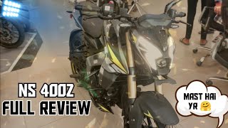 Full Detailed Review of Ns 400 Z 🔥 Best 400cc bike 💁 [upl. by Anilat]