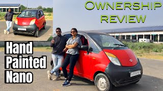 My Hand Painted Nano One Year Ownership Review  Worldofshubham [upl. by Neelrac]