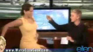 Paula Patton on Ellen DeGeneres Show November 12 2009 [upl. by Stanwinn]