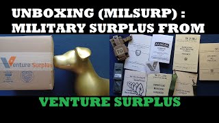 UNBOXING 202 Venture Surplus Books and Gear [upl. by Bernt]