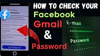 Facebook Password Kaise Pata Kare  How to Reset Facebook Password amp Gmail in urdu [upl. by Terrab]