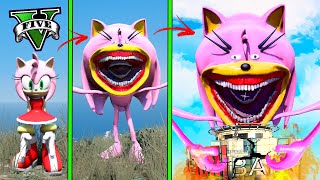 ATUALIZEI a AMY ROSE até a SHIN AMY ROSE TAPES no GTA 5 [upl. by Nueormahc]