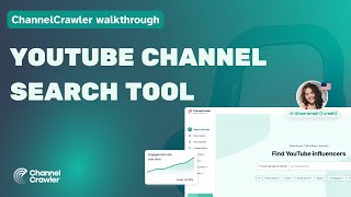 How to find YouTube channels  ChannelCrawler in less than 2 minutes [upl. by Innavoig]