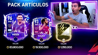 😱 MESSI TOTY IN A PACK  100 REAL INCREIBLE 💰  TOTY  ICONO   FIFA 22 MOBILE [upl. by Aihsi]