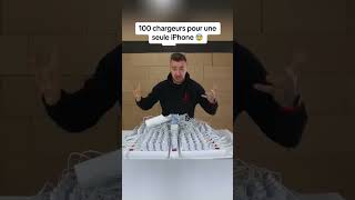 100 Cargadores Vs IPhone [upl. by Siubhan]