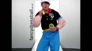 Popeye Mens Fancy Dress Costume [upl. by Goody]