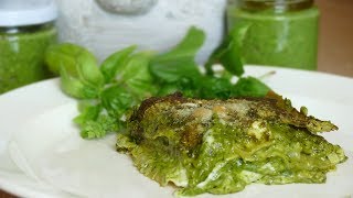 Lasagne pesto fagiolini e patateVideoricetta  Il Mondo di Antonietta Polcaro [upl. by Frymire412]