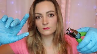 ASMR Giving You a Lip Piercing in 1 Minute 🤪 [upl. by Annabel]