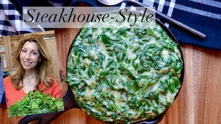 STEAKHOUSE CREAMED SPINACH [upl. by Jochbed]