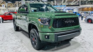 The 2020 Army Green Toyota Tundra TRD Pro CrewMax 57L V8  First Look in 4K [upl. by Lavotsirc]