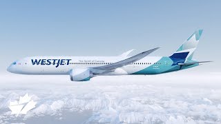 Le 787 Dreamliner de WestJet [upl. by Anisamoht]