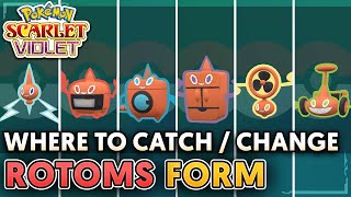 How to Obtain all ROTOM FORMS in Pokemon Scarlet and Violet [upl. by Hadeehuat]