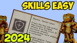 Minecraft Epic Fight Mod how to get SKILL BOOK EASY 2024 [upl. by Ellissa486]