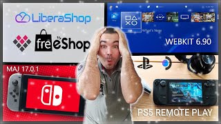 NEW FREESHOP FONCTIONNELLE 😱😱 New WebKit sur Ps4Ps5 Maj nintendo 1701 La New Portal DECK [upl. by Welcy]