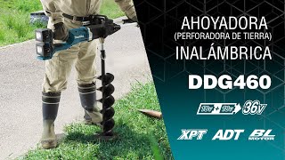 Ahoyadora inalámbrica  perforadora de tierra Makita DDG460 [upl. by Jair]