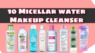 TOP 10 Micellar Water Makeup Cleanser  Facial Cleanser and Makeup Removers in Philippines [upl. by Eiggam]