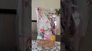 Cute Baby Shower Gift Basket Idea baby shorts [upl. by Brendon]