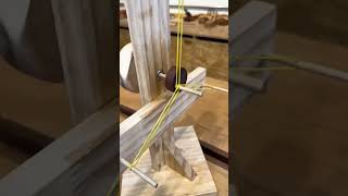 elastic band wood fan woodworking woodwork wooddesign [upl. by Odell]