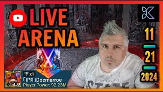 Raid Shadow Legends  Live Arena  IPR DocMarroe  Lets go [upl. by Ygief452]