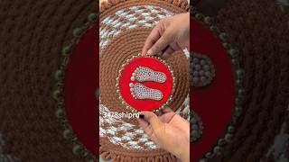 Maa laxmi charan paduka charanpaduka decoration crafting diy decor homedecor 3478shipra [upl. by Beverly]