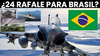 24 aviones caza RAFALE ¿para Brasil La propuesta que dará Francia al gigante suramericano [upl. by Minier622]