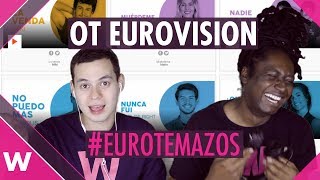 Spain Eurovision 2019 OT Gala  17 songs reaction [upl. by Aronas]