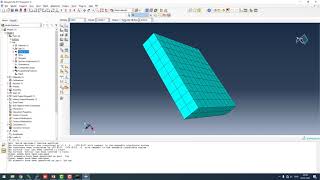 Infinite elements CIN3D8 in ABAQUS using input file editing [upl. by Danete]