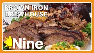 Brown Iron Brewhouse cooks flank steak in the FOX 2 Kitchen  The Nine [upl. by Ynaffik236]