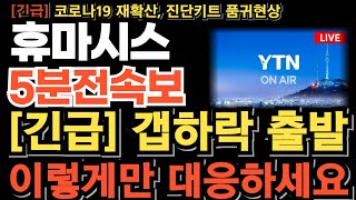 휴마시스 주가 전망 시간외 매도폭탄 터졌다 갭하락 출발 이렇게만 대응하세요 [upl. by Anestassia]