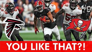 YOU LIKE THAT Falcons vs Buccaneers Instant Reaction Kirk Cousins Highlights In TNF Win [upl. by Ivar]