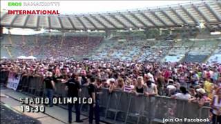 EROS RAMAZZOTTI INTERNATIONAL Backstage Roma Official [upl. by Orms]