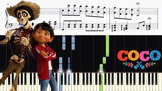 Disneys Coco  Remember Me Lullaby  Piano Tutorial  SHEETS [upl. by Garibald]