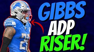 Jahmyr Gibbs Fantasy ADP is SKYROCKETING MUSTHAVE or MUSTAVOID RB in Fantasy Football [upl. by Nohsyt]