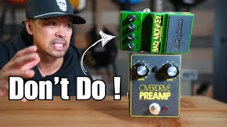 JHS Preamp Overdrive vs Digitech Bad Monkey [upl. by Mortie]