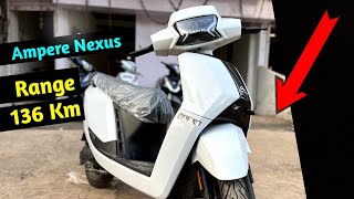 Ampere Nexus Electric Scooters Range  136 KM Detail Review [upl. by Onder]