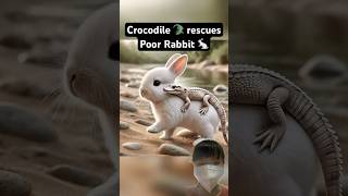 crocodile angle rescues poor rabbit 🐇 🐊 🥰 [upl. by Stevenson164]